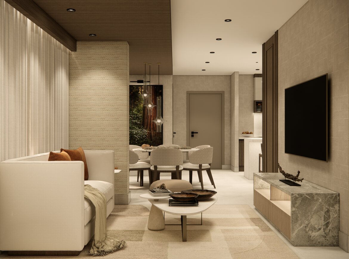 Sala con vista al exterior